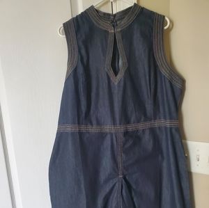 Denim Middi Dress